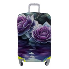 Roses Water Lilies Watercolor Luggage Cover (small)