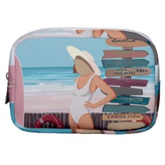 Vacation On The Ocean Make Up Pouch (small) by SychEva