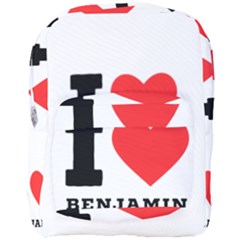 I Love Benjamin Full Print Backpack by ilovewhateva