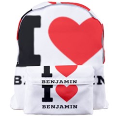 I Love Benjamin Giant Full Print Backpack by ilovewhateva