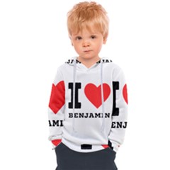 I Love Benjamin Kids  Overhead Hoodie by ilovewhateva