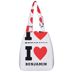 I Love Benjamin Center Zip Backpack by ilovewhateva