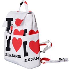 I Love Benjamin Buckle Everyday Backpack by ilovewhateva