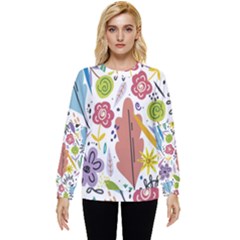 Flowers-101 Hidden Pocket Sweatshirt