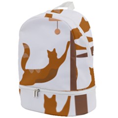 Animal Cat Pet Feline Mammal Zip Bottom Backpack by Semog4