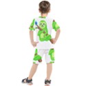 Sloth Branch Cartoon Fantasy Kids  Tee and Shorts Set View2