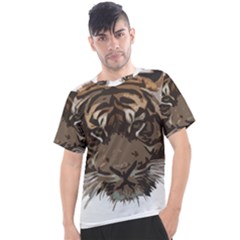 Tiger Comic Cartoon Animal Men s Sport Top by Semog4