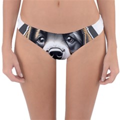 Dog Animal Puppy Pooch Pet Reversible Hipster Bikini Bottoms by Semog4