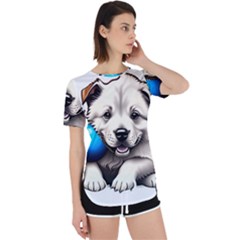 Dog Animal Pet Puppy Pooch Perpetual Short Sleeve T-shirt by Semog4