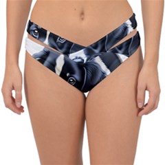 Dog Animal Cute Pet Puppy Pooch Double Strap Halter Bikini Bottoms by Semog4