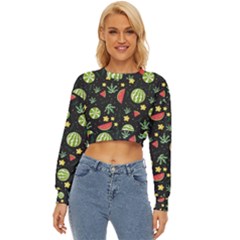 Watermelon Berries Patterns Pattern Lightweight Long Sleeve Sweatshirt by Semog4