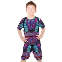 Gamer Life Kids  Tee And Shorts Set