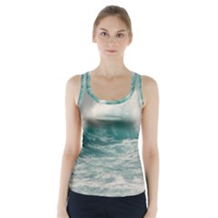 Big Storm Wave Racer Back Sports Top by Semog4