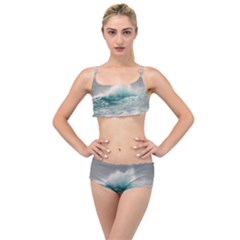 Big Storm Wave Layered Top Bikini Set by Semog4