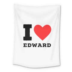 I Love Edward Medium Tapestry