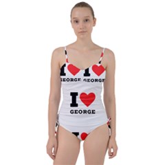 I Love George Sweetheart Tankini Set by ilovewhateva