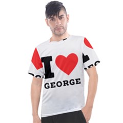 I Love George Men s Sport Top by ilovewhateva