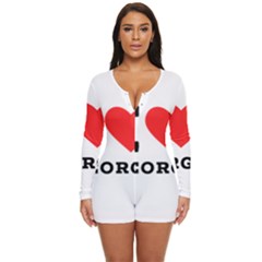 I Love George Long Sleeve Boyleg Swimsuit by ilovewhateva