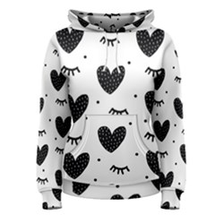 Hearts-57 Women s Pullover Hoodie by nateshop