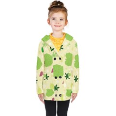 Leaves-140 Kids  Double Breasted Button Coat by nateshop