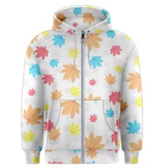 Leaves-141 Men s Zipper Hoodie