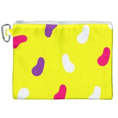 Pattern-yellow - 1 Canvas Cosmetic Bag (xxl) by nateshop