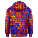 Geometric Pattern Colorful Fluorescent Background Men s Overhead Hoodie View2