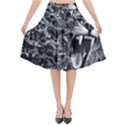 Lion Furious Abstract Desing Furious Flared Midi Skirt View1