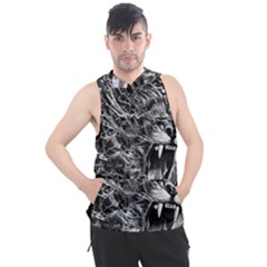 Lion Furious Abstract Desing Furious Men s Sleeveless Hoodie by Jancukart