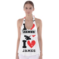 I Love James Babydoll Tankini Top by ilovewhateva