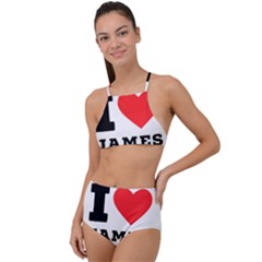 I Love James High Waist Tankini Set by ilovewhateva