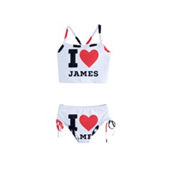 I Love James Girls  Tankini Swimsuit by ilovewhateva