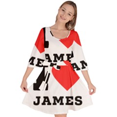 I Love James Velour Kimono Dress by ilovewhateva