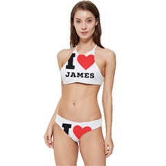 I Love James Banded Triangle Bikini Set by ilovewhateva