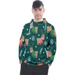 Cute Christmas Pattern Doodle Men s Pullover Hoodie