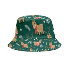 Cute Christmas Pattern Doodle Inside Out Bucket Hat by Semog4