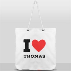I Love Thomas Full Print Rope Handle Tote (large) by ilovewhateva