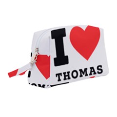 I Love Thomas Wristlet Pouch Bag (medium) by ilovewhateva