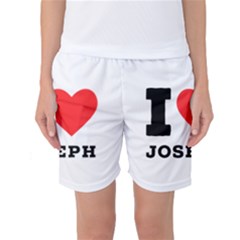 I Love Joseph Women s Basketball Shorts by ilovewhateva