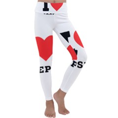 I Love Joseph Kids  Lightweight Velour Classic Yoga Leggings by ilovewhateva