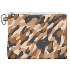 Abstract Camouflage Pattern Canvas Cosmetic Bag (xxl)