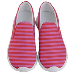 Stripes-striped-design-pattern Men s Lightweight Slip Ons