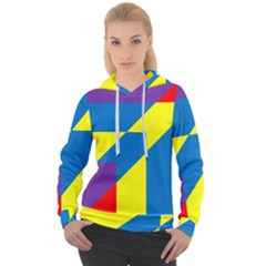 Colorful-red-yellow-blue-purple Women s Overhead Hoodie by Semog4