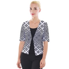 Background-pattern-halftone-- Cropped Button Cardigan