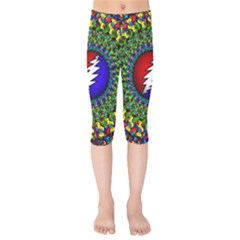 Grateful Dead Kids  Capri Leggings  by Semog4