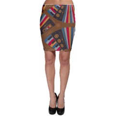 Pattern Accordion Bodycon Skirt by Semog4