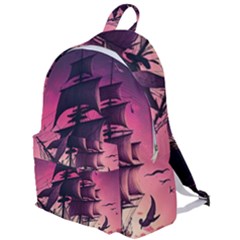 Ship Pirate Adventure Landscape Ocean Sun Heaven The Plain Backpack by Semog4