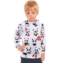 Giant Panda Bear Cuteness Kids  Hooded Pullover View1