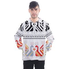 Bulgarian Folk Art Folk Art Men s Half Zip Pullover by Salman4z