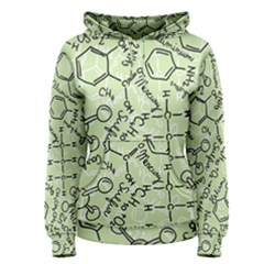 Multicolored Chemical Bond Illustration Chemistry Formula Science Women s Pullover Hoodie by Salman4z